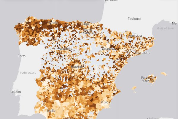 El mapa de los autónomos: vista del mapa