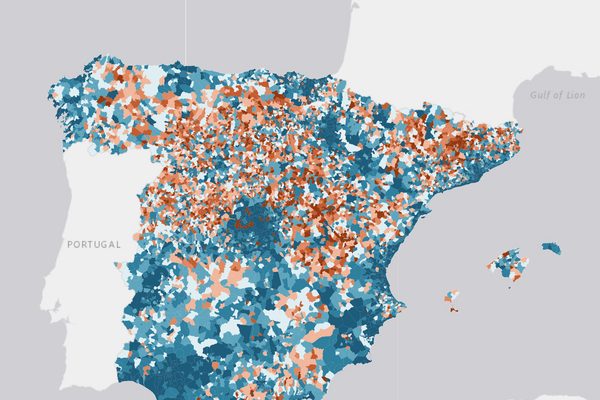 Impuesto de circulación por municipio: vista del mapa