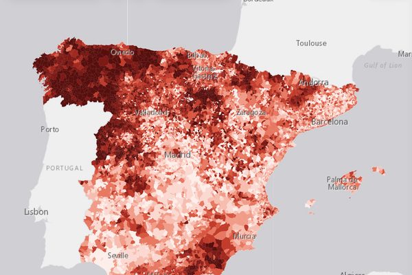 El pueblo que vive fuera: vista del mapa