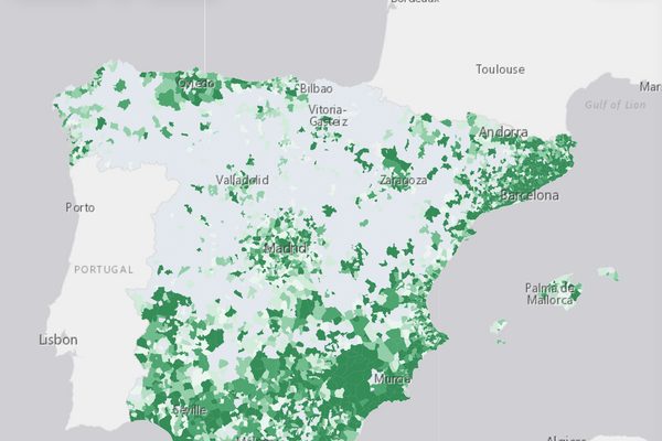 Plusvalía municipal: vista del mapa