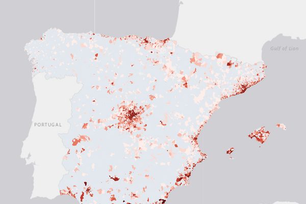 Zonas tensionadas de alquiler: vista del mapa